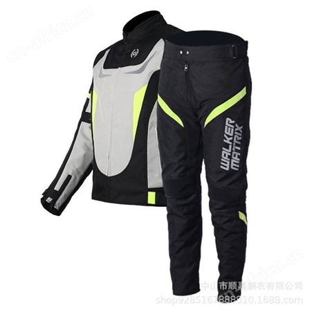 骑行服套装男摩托车夹克户外反光冲锋衣服骑士机车拉力服***