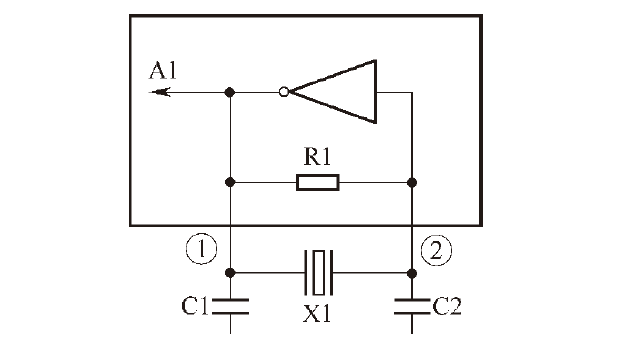 晶振构成的并联型振荡器及常见应用电路